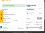 Earthy Select coupon verification screenshot