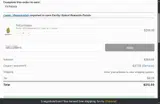Earthy Select coupon verification screenshot