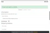 Earthy Select coupon verification screenshot