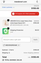 RUBIESMERALDA coupon verification screenshot