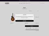Eastwood Guitars coupon verification screenshot
