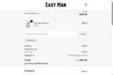 Easy Man coupon verification screenshot