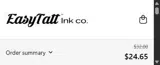 EasyTatt coupon verification screenshot