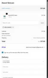 welcome891 coupon verification screenshot