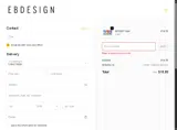 EBDesign coupon verification screenshot