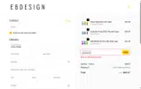 EBDesign coupon verification screenshot