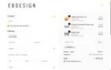 EBDesign coupon verification screenshot