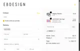 EBDesign coupon verification screenshot