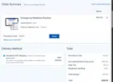 EB Medicine coupon verification screenshot