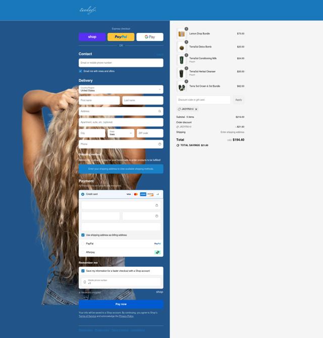 Ecoslay checkout page showing Ecoslay discount code box | Screenshot taken by SimplyCodes community member on Aug 28, 2025
