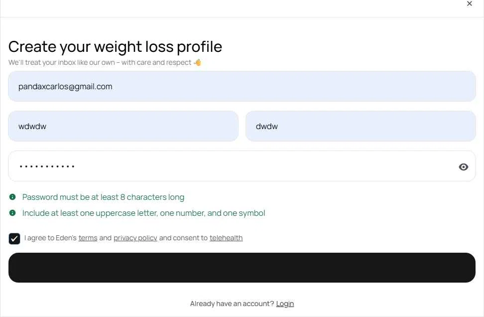 Eden checkout page showing Eden discount code box | Screenshot taken by SimplyCodes community member on Jan 5, 2026