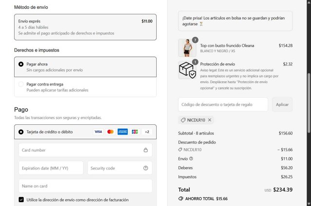 edikted checkout page showing edikted discount code box | Screenshot taken by SimplyCodes community member on Aug 27, 2025