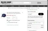 Edmonton Oilers Shop coupon verification screenshot