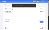 SAFEDR20 coupon verification screenshot