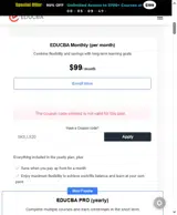 SKILLS20 coupon verification screenshot