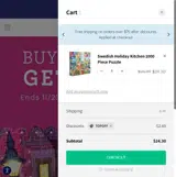 TOPOFF coupon verification screenshot