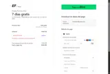 EF Hello coupon verification screenshot