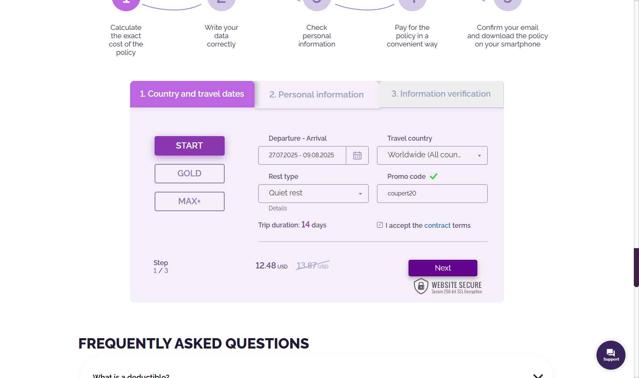 EKTA Traveling checkout page showing EKTA Traveling promo code box | Screenshot taken by SimplyCodes community member on Jul 27, 2025