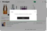 El Corte Inglés coupon verification screenshot