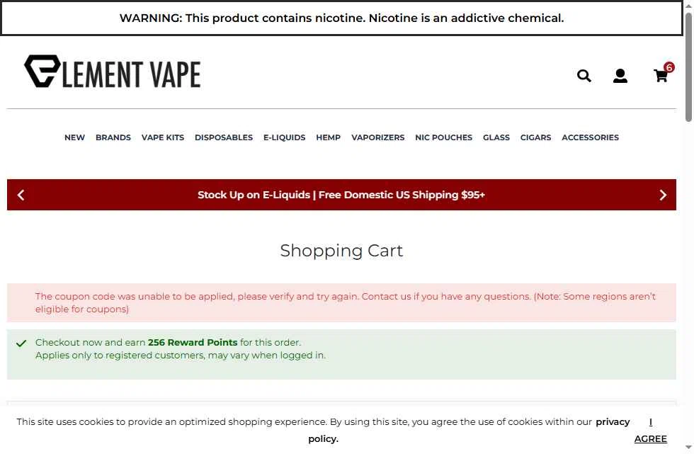 Element Vape Promo Codes