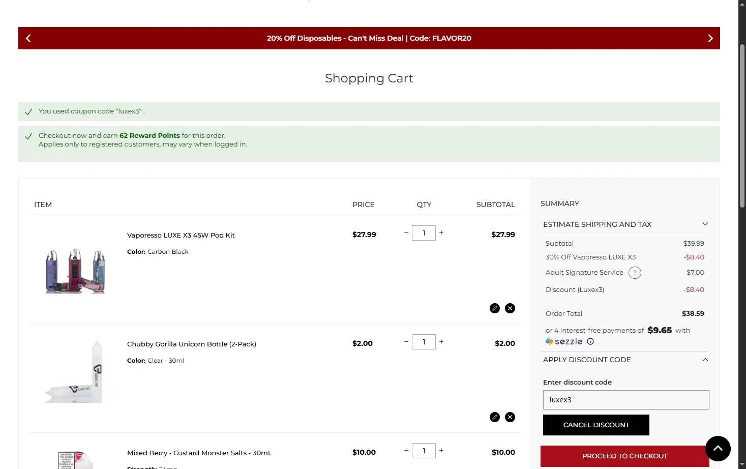 Element Vape Promo Codes