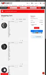 Element Wheels coupon verification screenshot