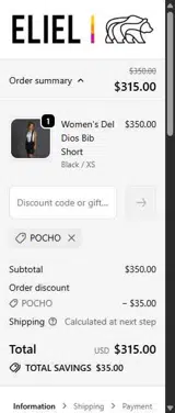 POCHO coupon verification screenshot