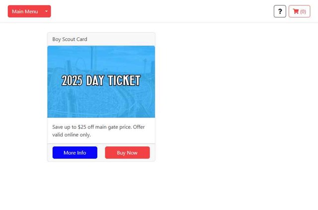 Elitch Gardens checkout page showing Elitch Gardens promo code box | Screenshot taken by SimplyCodes community member on Jul 18, 2025