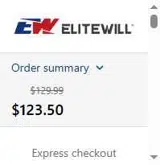 Elitewill coupon verification screenshot