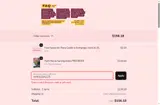 Elle Rebel coupon verification screenshot