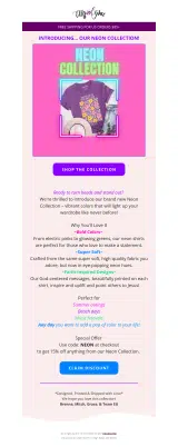 NEON coupon verification screenshot