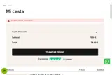 El Naturalista coupon verification screenshot