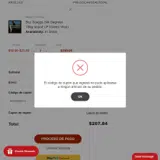 ARTEMIS15 coupon verification screenshot