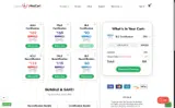eMedCert coupon verification screenshot