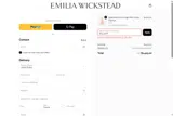 Emilia Wickstead coupon verification screenshot