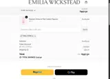 Emilia Wickstead coupon verification screenshot