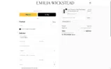 Emilia Wickstead coupon verification screenshot