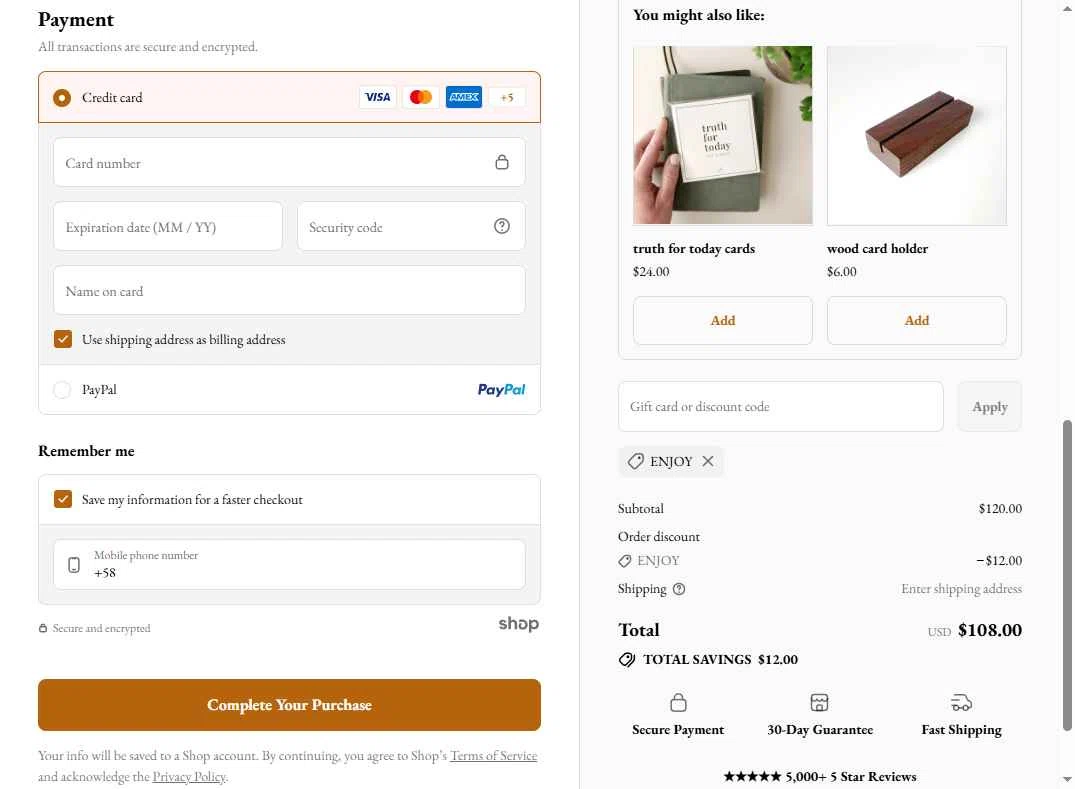 Emily Lex Studio checkout page showing Emily Lex Studio discount code box | Screenshot taken by SimplyCodes community member on Jan 29, 2026