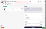 Emirates Draw coupon verification screenshot