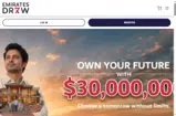 Emirates Draw coupon verification screenshot