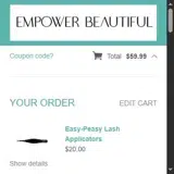 SCB coupon verification screenshot