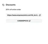 CASADEPOCA coupon verification screenshot