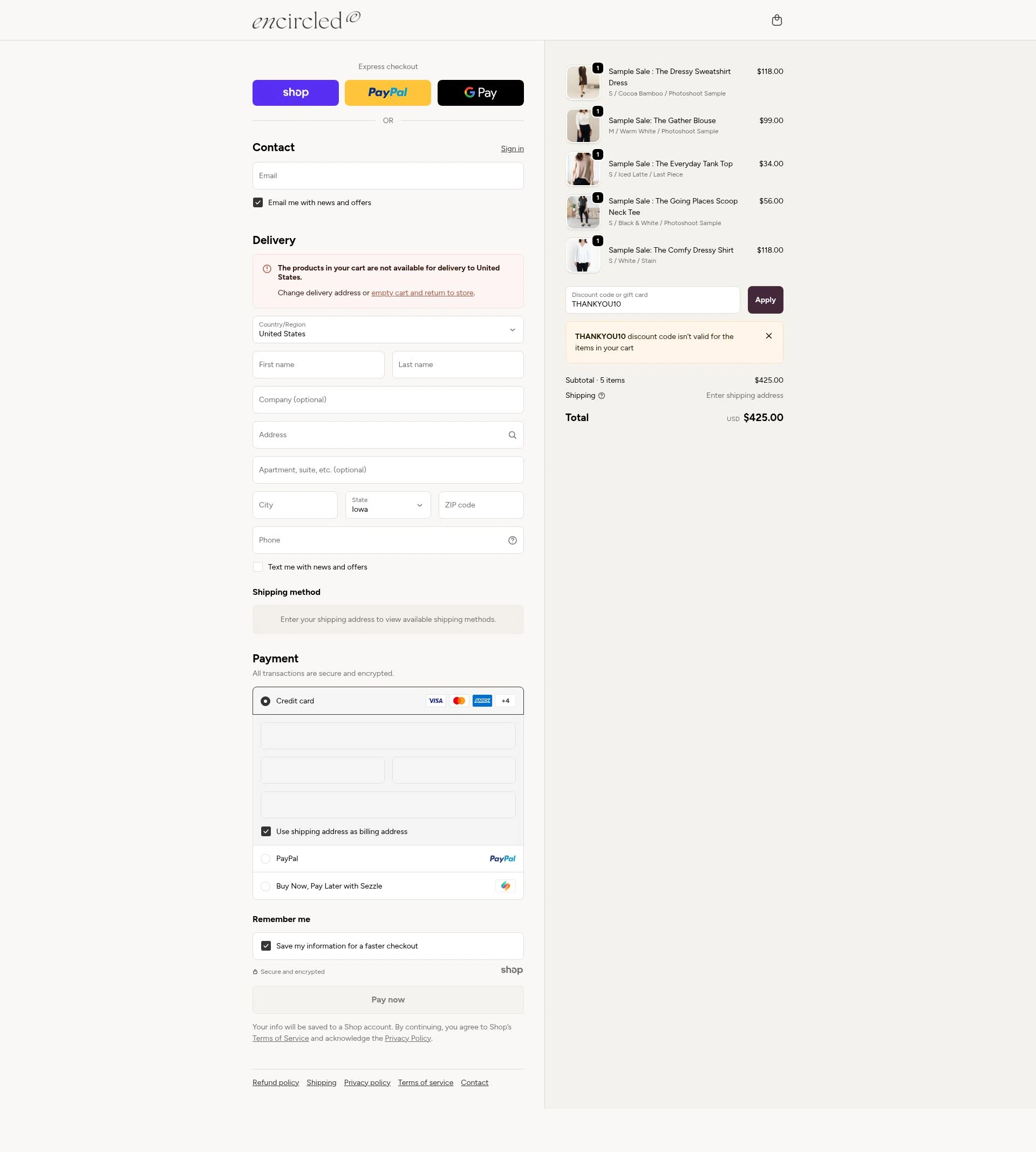 Encircled checkout page showing Encircled promo code box | Screenshot taken by SimplyCodes community member on Dec 15, 2025
