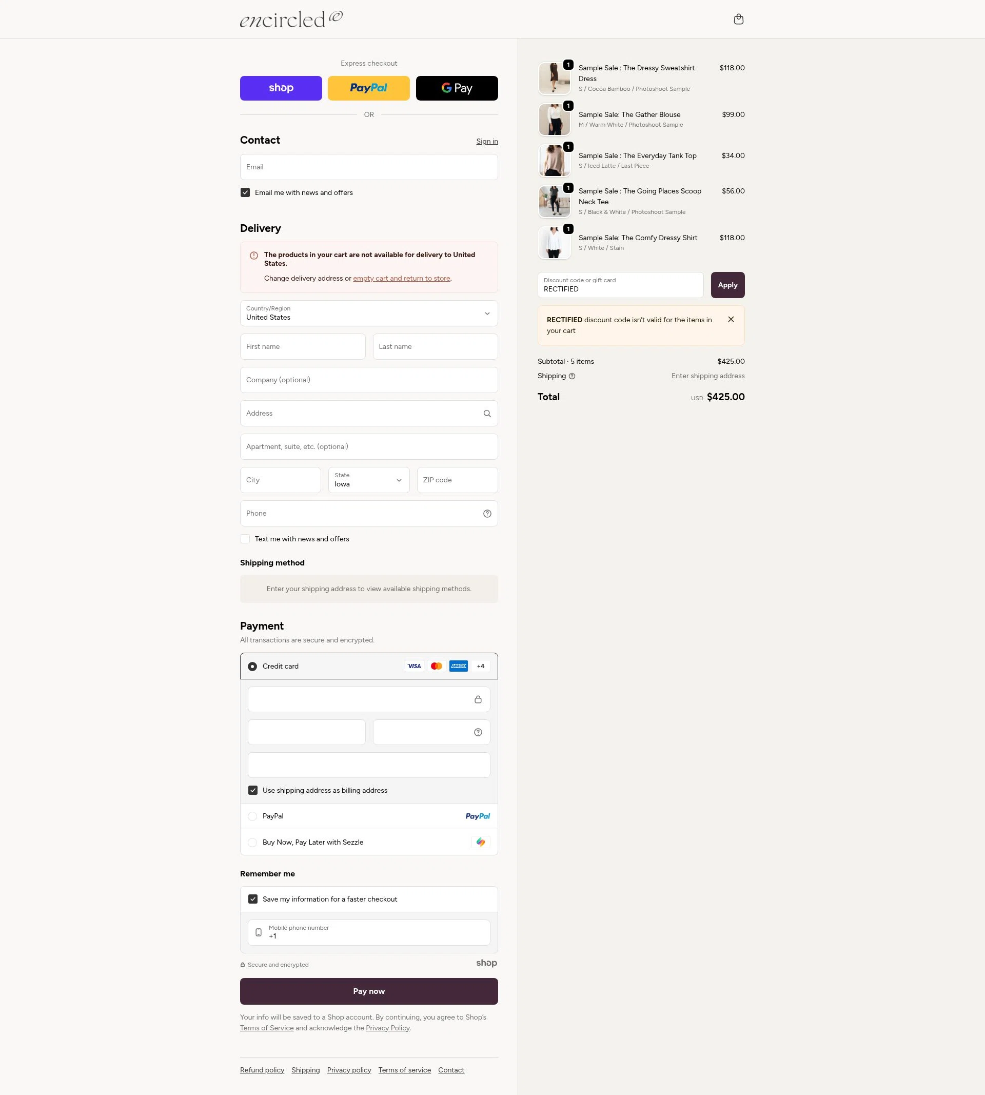 Encircled checkout page showing Encircled promo code box | Screenshot taken by SimplyCodes community member on Dec 15, 2025