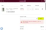 EXTRA10 coupon verification screenshot
