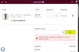 EXTRA10 coupon verification screenshot