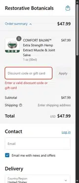 HONEY10 coupon verification screenshot