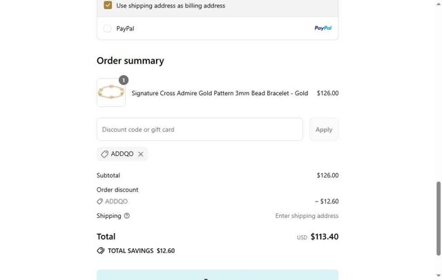 Enewton Design checkout page showing Enewton Design promo code box | Screenshot taken by SimplyCodes community member on Sep 2, 2025