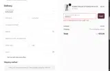 En Femme coupon verification screenshot