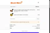 Enjoybot coupon verification screenshot